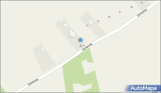 Wancerzów, Gminna, 49, mapa Wancerzów