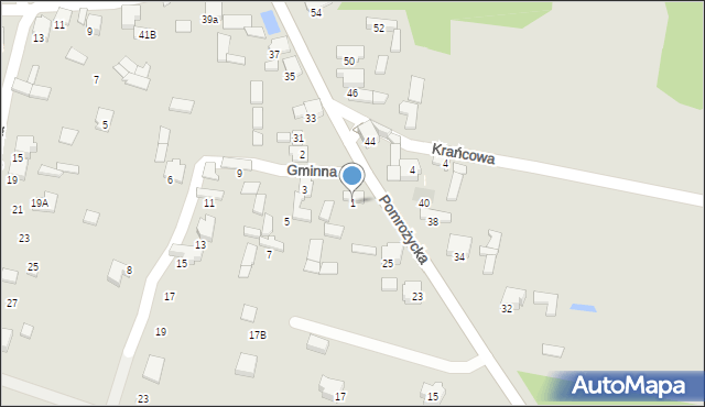 Zawiercie, Gminna, 1, mapa Zawiercie