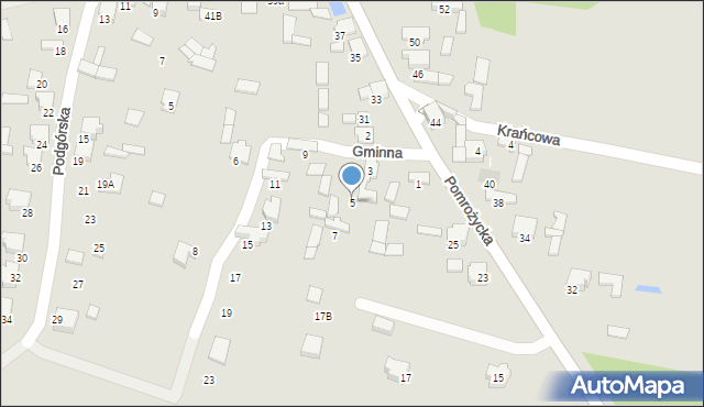 Zawiercie, Gminna, 5, mapa Zawiercie