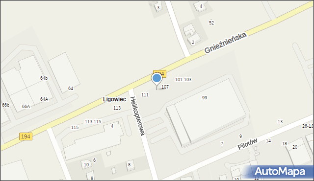 Bogucin, Gnieźnieńska, 109, mapa Bogucin