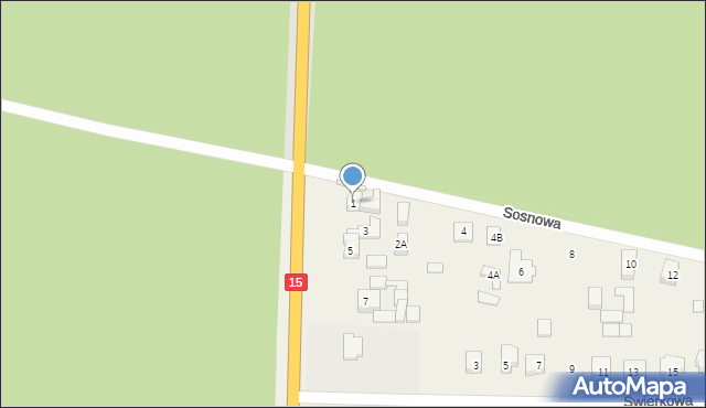 Cielimowo, Gnieźnieńska, 1, mapa Cielimowo