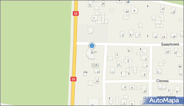 Cielimowo, Gnieźnieńska, 11, mapa Cielimowo