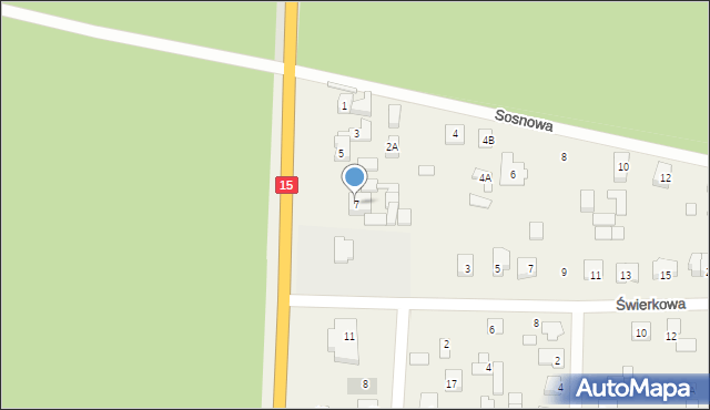 Cielimowo, Gnieźnieńska, 7, mapa Cielimowo