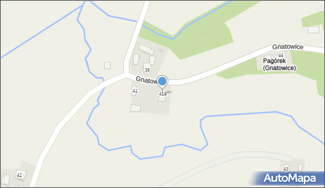 Gnatowice, Gnatowice, 41a, mapa Gnatowice