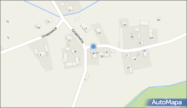 Gnatowice, Gnatowice, 57, mapa Gnatowice