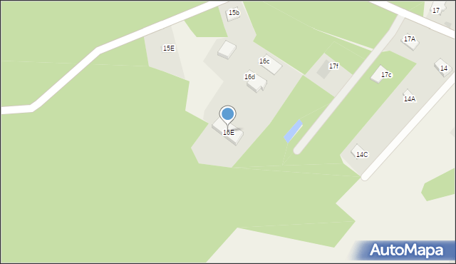 Gnaty, Gnaty, 16E, mapa Gnaty