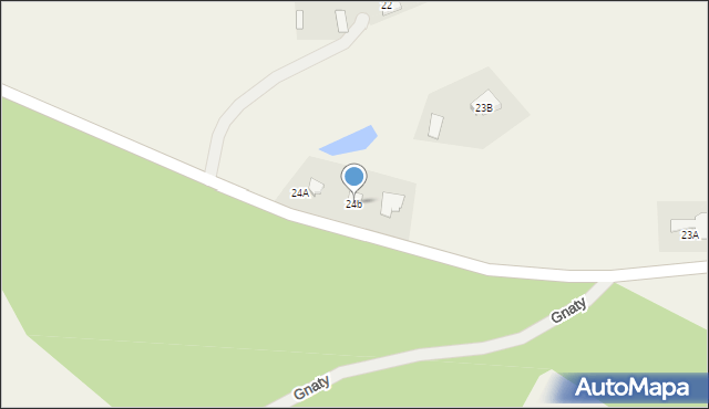 Gnaty, Gnaty, 24b, mapa Gnaty