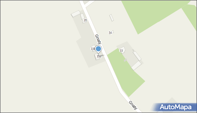 Gnaty, Gnaty, 33d, mapa Gnaty