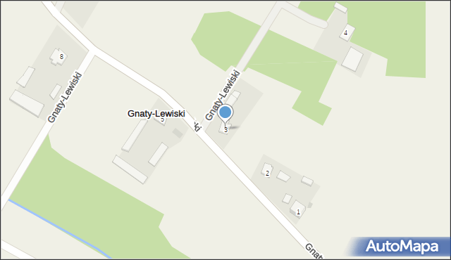 Gnaty-Lewiski, Gnaty-Lewiski, 3, mapa Gnaty-Lewiski