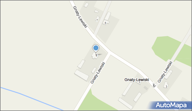 Gnaty-Lewiski, Gnaty-Lewiski, 8, mapa Gnaty-Lewiski
