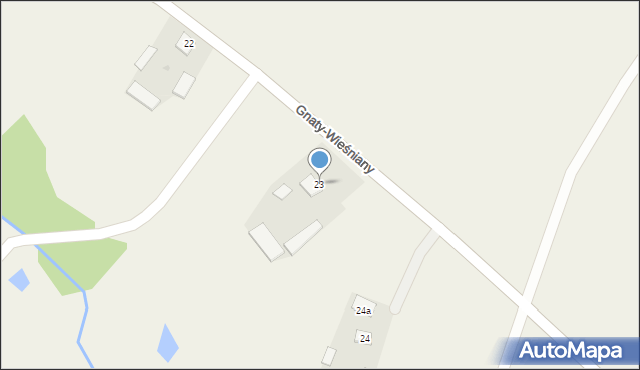 Gnaty-Wieśniany, Gnaty-Wieśniany, 23, mapa Gnaty-Wieśniany