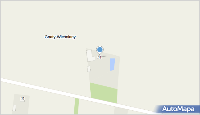 Gnaty-Wieśniany, Gnaty-Wieśniany, 31, mapa Gnaty-Wieśniany