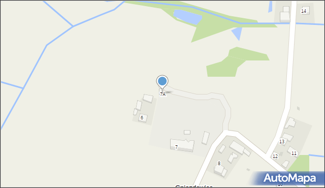 Gniazdowice, Gniazdowice, 7A, mapa Gniazdowice