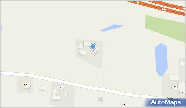 Gniazdowo, Gniazdowo, 1, mapa Gniazdowo