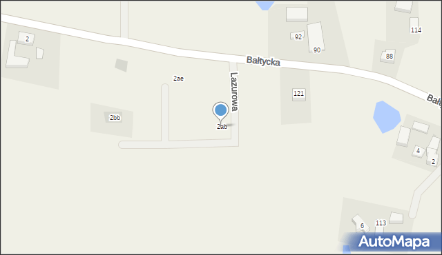 Gniazdowo, Gniazdowo, 2ab, mapa Gniazdowo