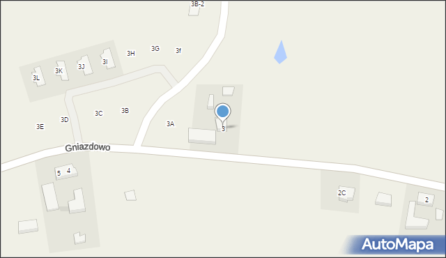 Gniazdowo, Gniazdowo, 3, mapa Gniazdowo