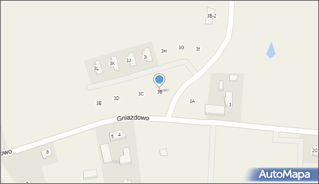 Gniazdowo, Gniazdowo, 3B, mapa Gniazdowo