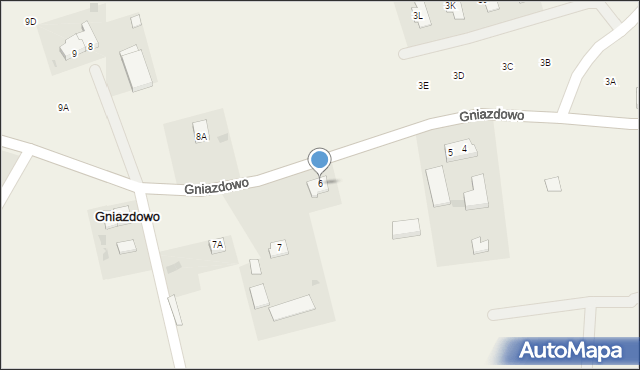 Gniazdowo, Gniazdowo, 6, mapa Gniazdowo