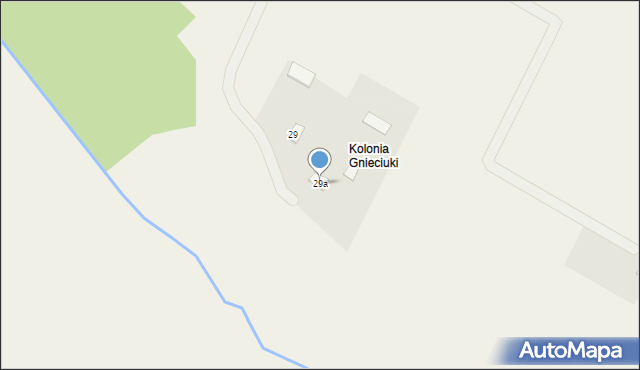 Gnieciuki, Gnieciuki, 29a, mapa Gnieciuki