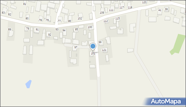 Gnieszowice, Gnieszowice, 101, mapa Gnieszowice