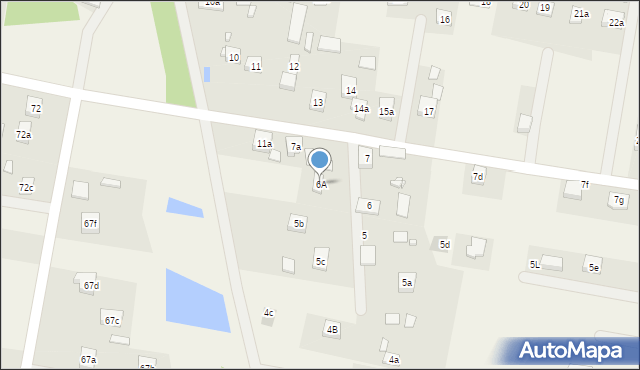 Gniewce, Gniewce, 6A, mapa Gniewce