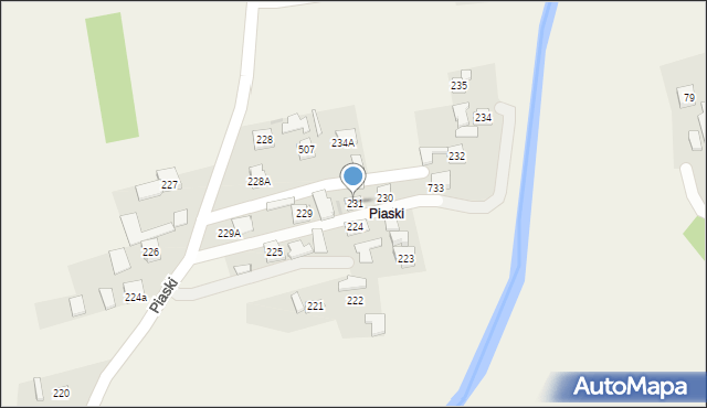 Gniewczyna Łańcucka, Gniewczyna Łańcucka, 231, mapa Gniewczyna Łańcucka