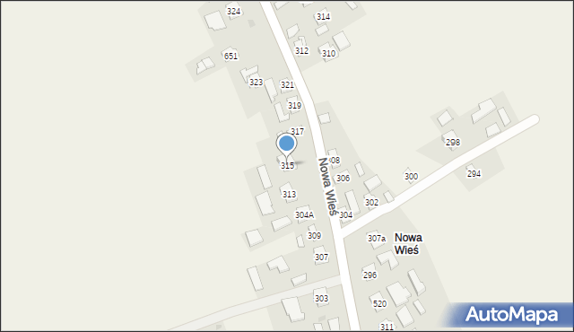 Gniewczyna Łańcucka, Gniewczyna Łańcucka, 315, mapa Gniewczyna Łańcucka