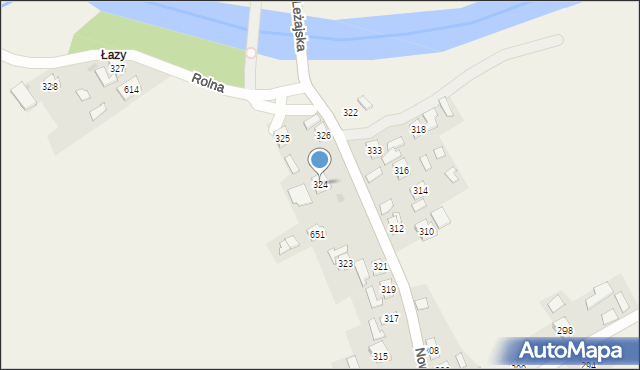 Gniewczyna Łańcucka, Gniewczyna Łańcucka, 324, mapa Gniewczyna Łańcucka