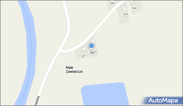 Gniewczyna Łańcucka, Gniewczyna Łańcucka, 338, mapa Gniewczyna Łańcucka