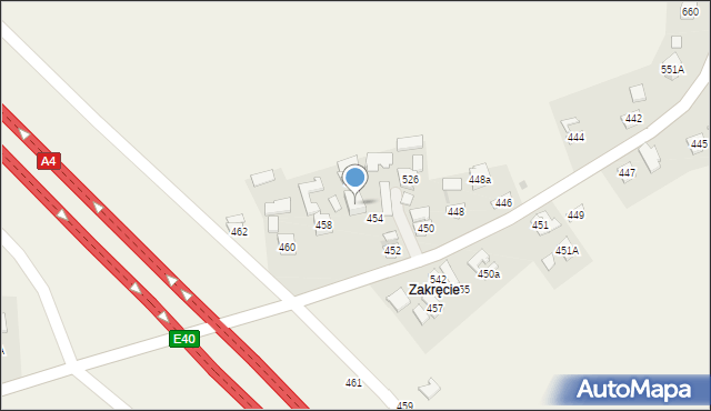 Gniewczyna Łańcucka, Gniewczyna Łańcucka, 456A, mapa Gniewczyna Łańcucka