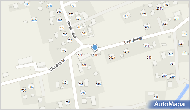Gniewczyna Łańcucka, Gniewczyna Łańcucka, 531, mapa Gniewczyna Łańcucka