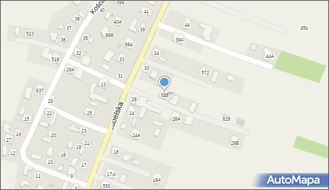 Gniewczyna Łańcucka, Gniewczyna Łańcucka, 546, mapa Gniewczyna Łańcucka