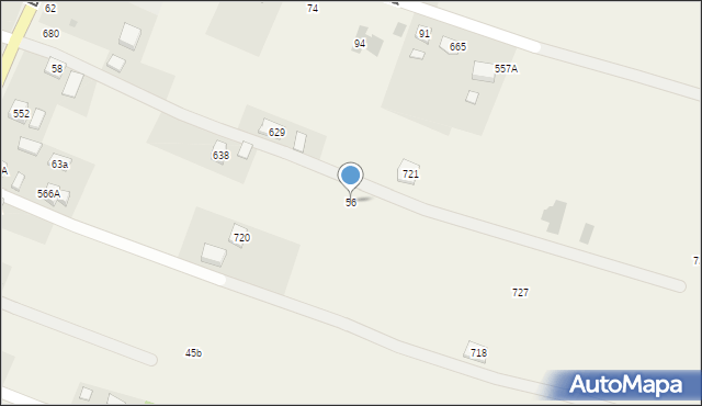 Gniewczyna Łańcucka, Gniewczyna Łańcucka, 56, mapa Gniewczyna Łańcucka