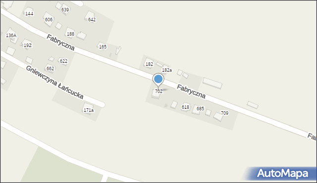 Gniewczyna Łańcucka, Gniewczyna Łańcucka, 702, mapa Gniewczyna Łańcucka