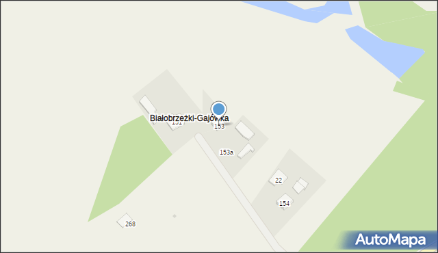 Gniewczyna Tryniecka, Gniewczyna Tryniecka, 153, mapa Gniewczyna Tryniecka