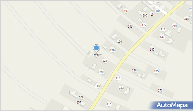 Gniewczyna Tryniecka, Gniewczyna Tryniecka, 223a, mapa Gniewczyna Tryniecka