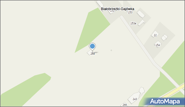 Gniewczyna Tryniecka, Gniewczyna Tryniecka, 268, mapa Gniewczyna Tryniecka