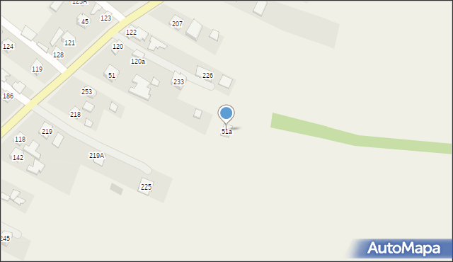 Gniewczyna Tryniecka, Gniewczyna Tryniecka, 51a, mapa Gniewczyna Tryniecka