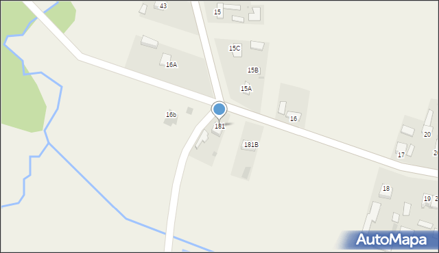 Gniewięcin, Gniewięcin, 181, mapa Gniewięcin