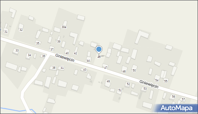 Gniewięcin, Gniewięcin, 46, mapa Gniewięcin