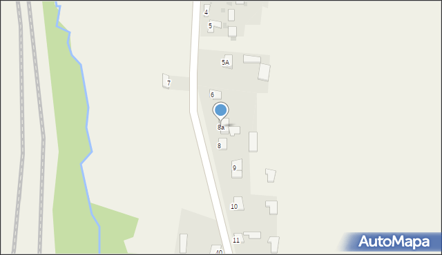 Gniewięcin, Gniewięcin, 8a, mapa Gniewięcin