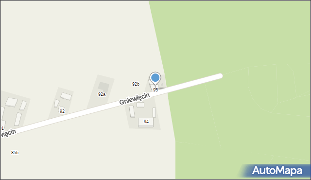 Gniewięcin, Gniewięcin, 95, mapa Gniewięcin
