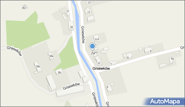 Gniewków, Gniewków, 10a, mapa Gniewków