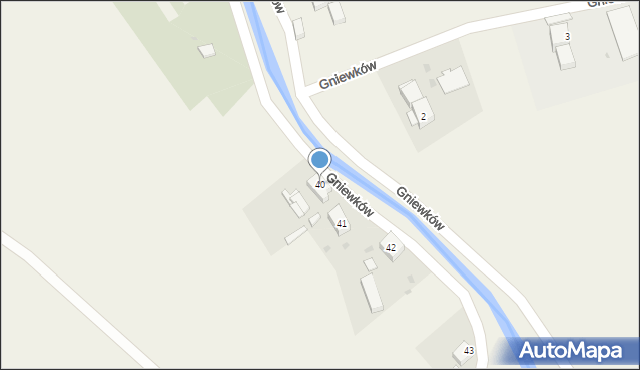 Gniewków, Gniewków, 40, mapa Gniewków