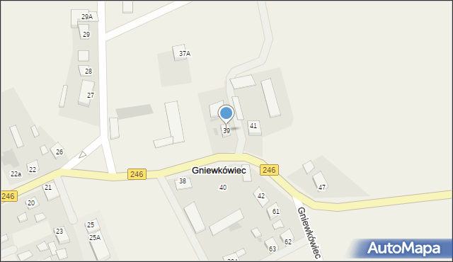 Gniewkówiec, Gniewkówiec, 39, mapa Gniewkówiec