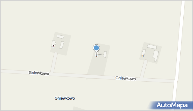 Gniewkowo, Gniewkowo, 6, mapa Gniewkowo