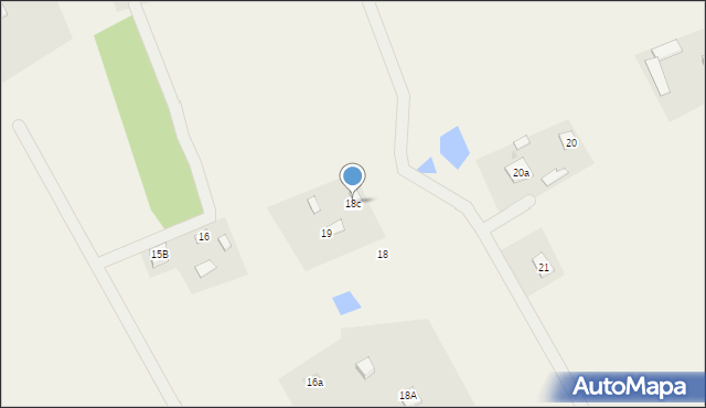Gniewniewice Folwarczne, Gniewniewice Folwarczne, 18c, mapa Gniewniewice Folwarczne