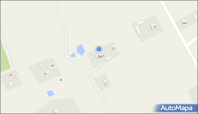 Gniewniewice Folwarczne, Gniewniewice Folwarczne, 20a, mapa Gniewniewice Folwarczne
