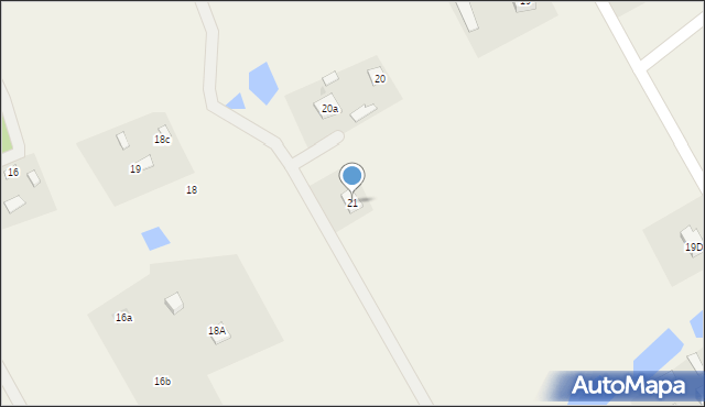 Gniewniewice Folwarczne, Gniewniewice Folwarczne, 21, mapa Gniewniewice Folwarczne