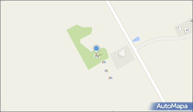 Gniewniewice Folwarczne, Gniewniewice Folwarczne, 35g, mapa Gniewniewice Folwarczne